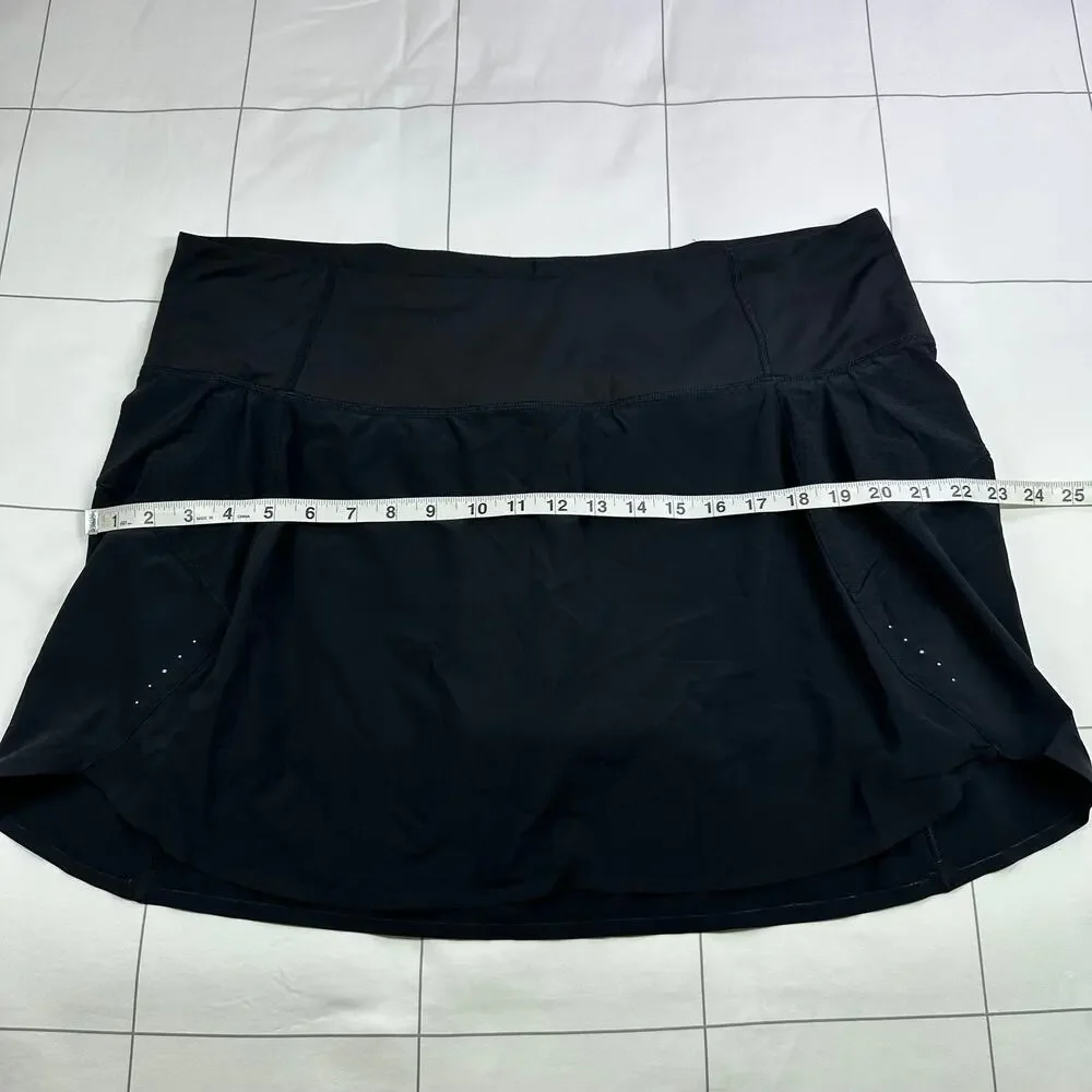 Athleta Skort Women 2X Black Run With It 14